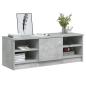 Preview: TV-Schrank Betongrau 102x35,5x36,5 cm Holzwerkstoff