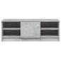 Preview: TV-Schrank Betongrau 102x35,5x36,5 cm Holzwerkstoff