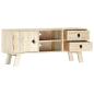 Preview: TV-Schrank 110 x 30 x 44 cm Massivholz Mango
