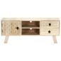 Preview: TV-Schrank 110 x 30 x 44 cm Massivholz Mango