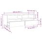 Preview: TV-Schrank Sonoma-Eiche 100x34,5x44,5 cm Holzwerkstoff