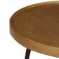 Preview: Couchtisch 2 Stk. Golden Holzwerkstoff