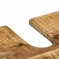 Preview: Badezimmermöbel Set 2 pcs Braun Massives, grobes Mangoholz