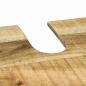 Preview: Badezimmermöbel Set mit Regal 2 pcs Braun Massives Mango-Holz