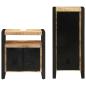 Preview: Badezimmermöbel Set mit Regal 2 pcs Braun Massives Mango-Holz
