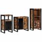 Preview: ARDEBO.de - Badezimmermöbel Set 3 pcs Mehrfarbig Massives recyceltes Holz