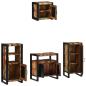 Preview: Badezimmermöbel Set 4 pcs Mehrfarbig Massives recyceltes Holz