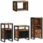 Preview: Badezimmermöbel Set 4 pcs Mehrfarbig Massives recyceltes Holz