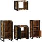 Preview: Badezimmermöbel Set 4 pcs Mehrfarbig Massives recyceltes Holz