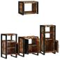 Preview: Badezimmermöbel Set 4 pcs Mehrfarbig Massives recyceltes Holz