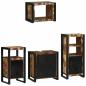 Preview: Badezimmermöbel Set 4 pcs Mehrfarbig Massives recyceltes Holz