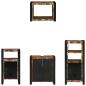 Preview: Badezimmermöbel Set 4 pcs Mehrfarbig Massives recyceltes Holz