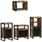 Preview: Badezimmermöbel Set 4 pcs Mehrfarbig Massives recyceltes Holz