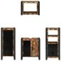 Preview: Badezimmermöbel Set 4 pcs Mehrfarbig Massives recyceltes Holz