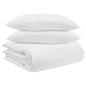 Preview: ARDEBO.de - Bettdecke mit Kissen 3 pcs Weiß 240 x 200 cm Daunen
