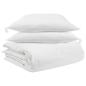 Preview: ARDEBO.de - Bettdecke mit Kissen 3 pcs Weiß 240 x 200 cm Daunen