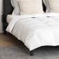 Preview: Bettdecke mit Kissen 3 pcs Weiß 240 x 260 cm Daunen
