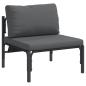 Preview: Garten-Sofa-Set 4 pcs Anthrazit Stahl