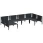 Preview: Garten-Sofa-Set 6 pcs Anthrazit Stahl