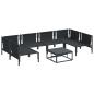 Preview: Garten-Sofa-Set 7 pcs Anthrazit Stahl