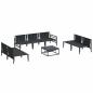 Preview: Garten-Sofa-Set 8 pcs Anthrazit Stahl