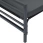 Preview: Gartensofa-set 5 Stk. Schwarz Stahl