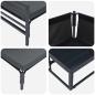 Preview: Garten-Sofa-Set 6 pcs Anthrazit Stahl