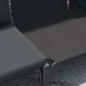 Preview: Gartensofa-set 12 stk. Schwarz Stahl