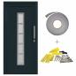 Preview: Vordertür Anthrazit 88 x 200 cm PVC