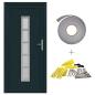 Preview: Vordertür Anthrazit 98 x 200 cm PVC