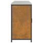 Preview: Küchenlager-Set mit Regal mit Speicher mit Tür 3 pcs Rostig 210 x 50 x 92 cm