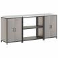 Preview: Küchenlager-Set mit Regal mit Speicher mit Tür 3 pcs Rostig 210 x 50 x 92 cm