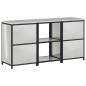 Preview: Küchenlager-Set 3 pcs Silber 180 x 50 x 92 cm Verzinkter Stahl