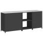 Preview: Küchenaufbewahrungsset mit Regal Sonstiges 3 pcs Schwarz 210 x 50 x 92 cm
