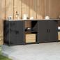 Preview: Küchenaufbewahrungsset mit Regal Sonstiges 3 pcs Schwarz 210 x 50 x 92 cm