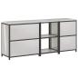 Preview: Küchenaufbewahrungsset 3 pcs Silber 210 x 50 x 92 cm Edelstahl