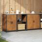 Preview: Küchenaufbewahrungsset mit Regal Sonstiges 3 pcs Rostig 210 x 50 x 92 cm
