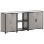 Preview: Küchenaufbewahrungsset mit Regal Sonstiges 3 pcs Rostig 210 x 50 x 92 cm