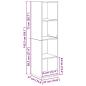 Preview: TV-Schrank-Set 4 pcs Altholz 37 x 37 x 142,5 cm Holzwerkstoff
