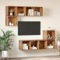 Preview: TV-Schrank-Set 4 pcs Altholz 37 x 37 x 142,5 cm Holzwerkstoff