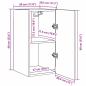 Preview: TV-Schrank-Set mit Regal 7 pcs Schwarze Eiche 30,5 x 30 x 60 cm