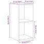 Preview: TV-Schrank Set mit Regal mit Speicher 6 pcs Schwarze Eiche Holzwerkstoff