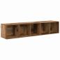 Preview: TV-Schrank Set 2 pcs Altholz 37 x 37 x 142,5 cm Holzwerkstoff