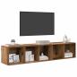 Preview: TV-Schrank Set 2 pcs Altholz 37 x 37 x 142,5 cm Holzwerkstoff