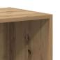 Preview: ARDEBO.de - TV-Schrank Set 2 pcs Eiche handwerklich 37 x 37 x 142,5 cm