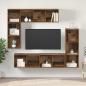 Preview: TV-Schrank-Set mit Speicher 4 pcs Altholz Holzwerkstoff