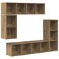 Preview: TV-Schrank-Set 4 pcs Eiche handwerklich Holzwerkstoff