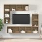 Preview: TV-Schrank-Set 4 pcs Eiche handwerklich Holzwerkstoff