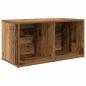 Preview: TV-Schrank Set mit Regal mit Speicher 8 pcs Altholz Holzwerkstoff