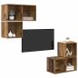 Preview: TV-Schrank Set 4 pcs Altholz 37 x 37 x 72 cm Holzwerkstoff